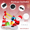 7 Foot Christmas Inflatable Santa Decoration  product image