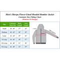 Men's Heavyweight Sherpa Fleece-Lined Hooded Bomber Jacket product image