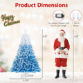 Artificial Christmas Tree with Warm White LED Lights and 8 Lighting Modes product image