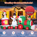 11.5-foot Christmas Inflatable Train product image