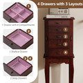 Standing Jewelry Organizer Armoire  product image
