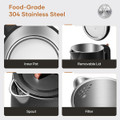 OLEGA 1500W 1.8L Stainless Steel Electric Kettle  product image