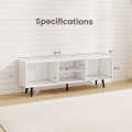 47.5" Console Cabinet for 55-Inch TVs with Storage Shelves product image
