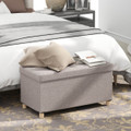 30” Storage Ottoman Bench with Tray (1- or 2-Pack) product image