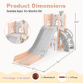  6-in-1 L-Shaped Toddler Slide product image