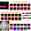 68'' Wall Mounted Ultra-Thin Recessed Electric Fireplace  product image