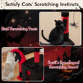 52" Gothic Cat Tree with Plush Perch and Hammock product image