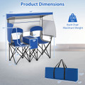Oversized Double Beach Chair with Adjustable Canopy product image