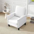 Accent Chair with Solid Wood Legs product image