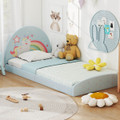 Twin Floor Bed Frame with 210D Oxford Cloth Floor Mat product image