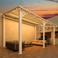 Outdoor Lean-to Hard Top Pergola product image