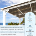 Outdoor Lean-to Hard Top Pergola product image