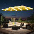 15FT Patio Umbrella with Solar Lights product image