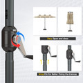 15FT Patio Umbrella with Solar Lights product image