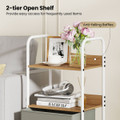 Rolling Utility Storage Cart with Open Shelves (1 or 2-Pack) product image