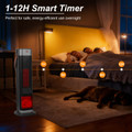 1500W Ceramic Tower Ocillating Space Heater product image