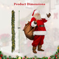 Artificial Real Touch Cypress Christmas Garland product image