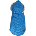 American Kennel Club® Quilted Dog Puffer Jacket with Faux Fur Hood product image