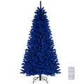 7FT Artificial Christmas Tree with Blue LED Lights product image
