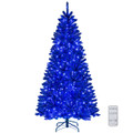 7FT Artificial Christmas Tree with Blue LED Lights product image