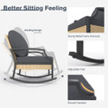Outdoor Patio Furniture Set with Rocking Chair product image