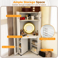 Corner Vanity Desk with Mirror and Lights  product image