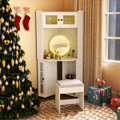 Corner Vanity Desk with Mirror and Lights  product image