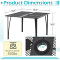 Outdoor Patio Dining Table and Chairs Set for 4  product image