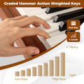 88-Key Graded Hammer Weighted Keyboard with Push-Pull Drawer product image