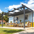 Retractable Pergola with Adjustable Sun Shade Canopy product image