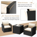 7-Piece Outdoor Patio Furniture Sets with Two Storage Boxes product image