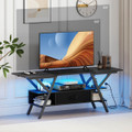 3-Tier TV Stand for 65" TVs with Power Outlets and Remote product image