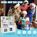 Wooden Kids Kitchen Playset with Removable Sink and Faucet product image