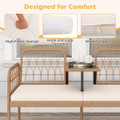 Outdoor Loveseat with Built-In Coffee Table  product image