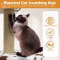 Modern Cat Tree with Two-Doors and Wide Upholstered Perch product image