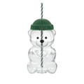 Cute Bear Reusable Cup with Straw product image