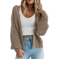Women's Chunky Knit Open Front Cardigan product image