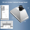 36" Under-Cabinet Range Hood with 4 Fan Speeds product image
