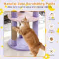 29” Cat Tree with Star and Moon Shaped Platforms product image