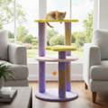29” Cat Tree with Star and Moon Shaped Platforms product image