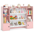 Kids Toy Storage and Bookshelf with 8 Bins product image