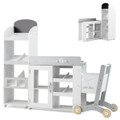 Kids Grocery Store Playset With Shopping Cart And Chalkboard product image