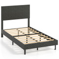 Height Adjustable Twin/Full/Queen Size Bed Frame  product image