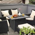 35'' Propane Gas Fire Pit Table  with Lava Rocks product image