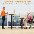  Electric Standing Desk Frame with LED Display and Child Lock Function product image
