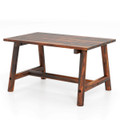 Outdoor Coffee Table with Slatted Tabletop and Reinforced Crossbar product image