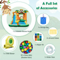 Inflatable Jungle Water Slide Park with 735W Blower product image