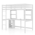 Twin Loft Bed with LED Light and Power Outlet product image