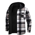 Men's Classic Plaid Hooded Jacket product image