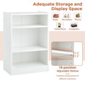 3-Tier Multipurpose Cabinet with Adjustable Shelves product image